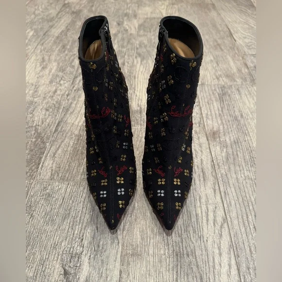Christian Louboutin black So Kate jacquard booties - Picture 11 of 16